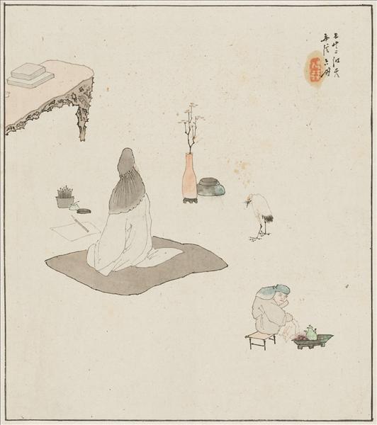 Personnages (feuille d'un album)_0
