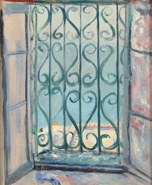La fenêtre en fer forgé, Lucien Mainssieux, 1923