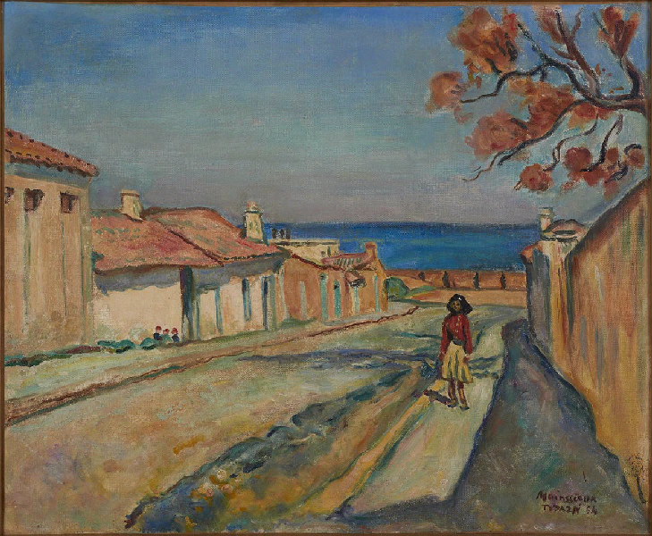 Une rue à Tipaza, Lucien Mainssieux, 1954