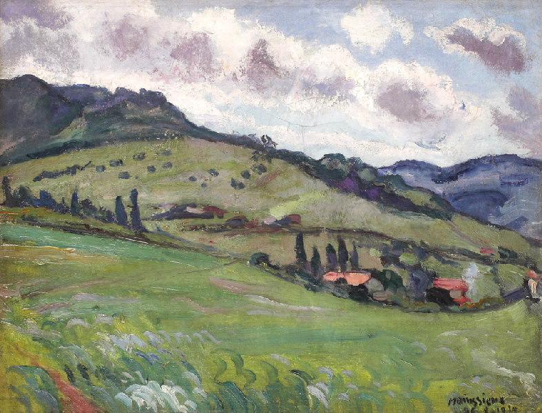 Paysage, Lucien Mainssieux, 1919