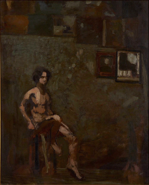 Nu masculin à l'atelier, Lucien Mainssieux, 1906,1907