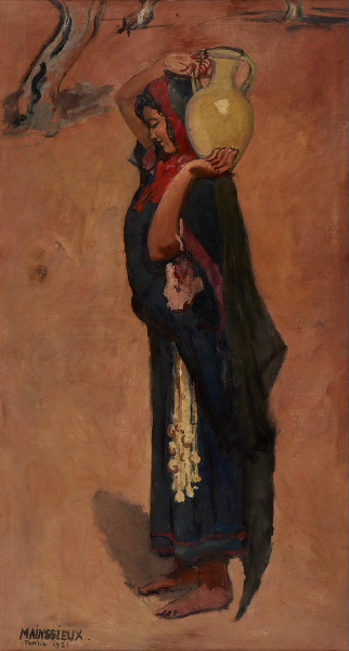 La porteuse d'eau, Lucien Mainssieux, 1921