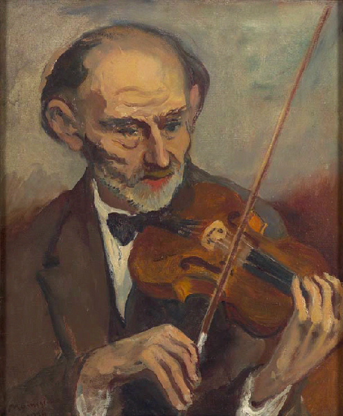 Portrait du violoniste Lilien, Lucien Mainssieux, 1936