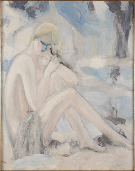 Nu assis, Jacqueline Marval, 1920,1929