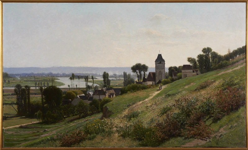 Paysage, Adrien Jacques Sauzay, 1875