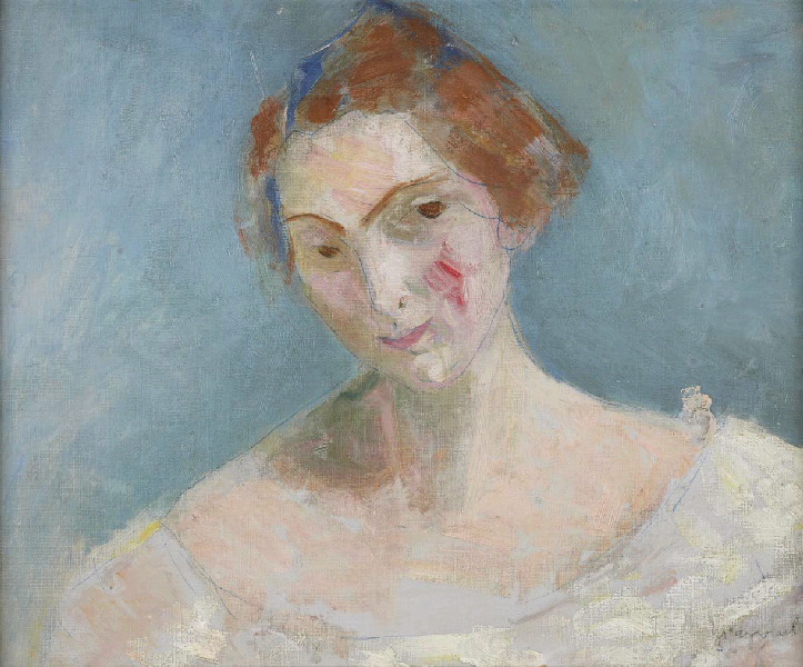 Autoportrait, Jacqueline Marval, 1900 vers