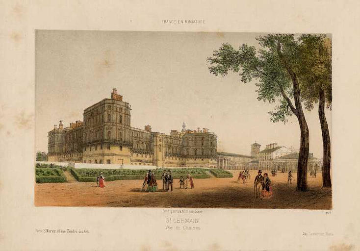 France en miniature ; Saint-Germain. Vue du Château_0