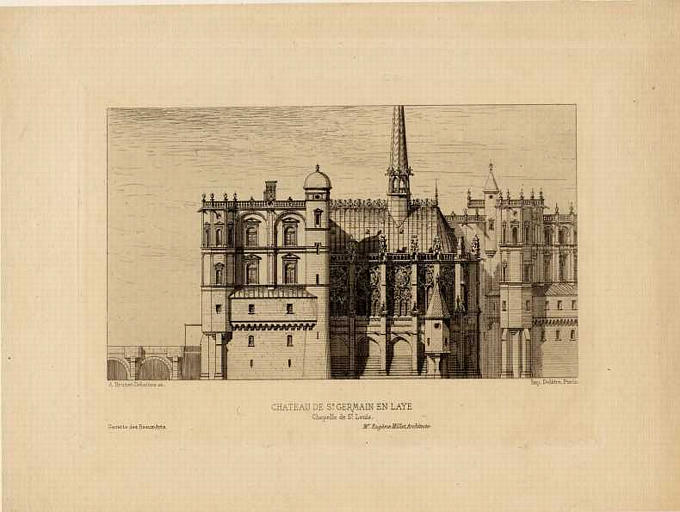 Château de Saint-Germain-en-Laye, Alfred-Louis Brunet-Debaines, 1878 après