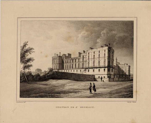 Château de Saint-Germain, Léon Auguste Asselineau, 1ère moitié 19e siècle