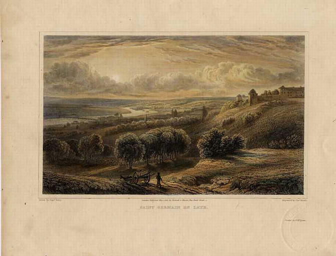 Saint-Germain-en-Laye, Robert Batty, 1ère moitié 19e siècle