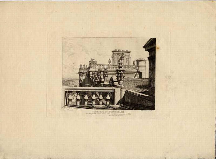 Château de Saint-Germain-en-Laye, Alfred-Louis Brunet-Debaines, 2e moitié 19e siècle