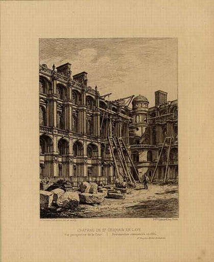 Château de Saint-Germain-en-Laye, Alfred-Louis Brunet-Debaines, 2e moitié 19e siècle