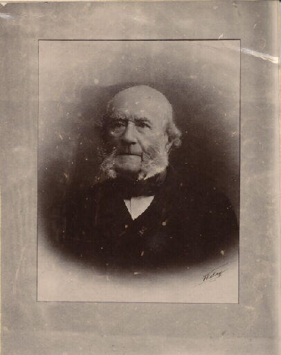 Portrait d'archéologue. Portrait de Frédéric Moreau (1798-1899), Walery