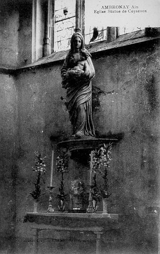 AMBRONAY Ain / Eglise : Statue de Coysevox_0