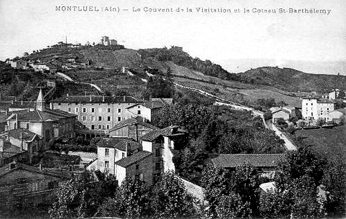 MONTLUEL (Ain) - Le Couvent de la Visitation et le Coteau St Barthélemy_0