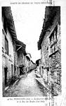 COMITE DE DEFENSE DU VIEUX PEROUGES (en haut) ; 40 bis. PEROUGES (Ain) - Le Quartier de la Brèche / et la Rue des Rondes (côté Sud)_1