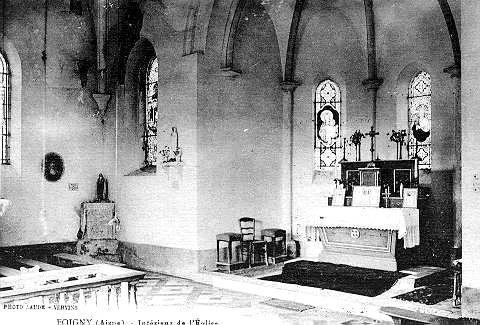 FOIGNY (AISNE) - INTERIEUR DE L'EGLISE_0