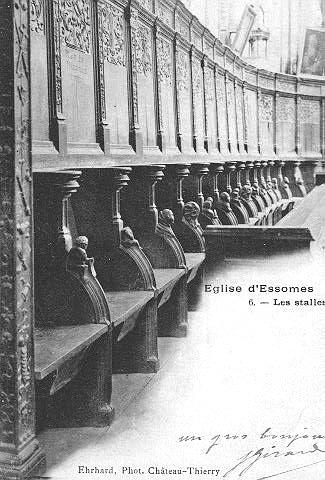 EGLISE D'ESSOMES -6 - LES STALLES_0