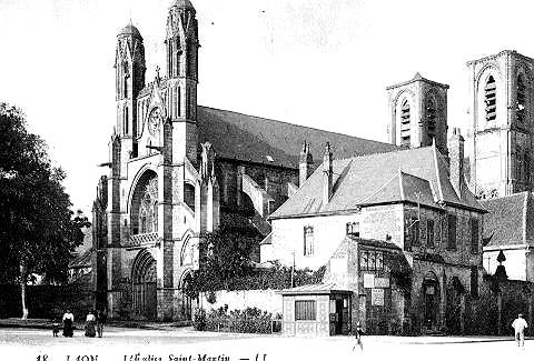 18 LAON - L'EGLISE SAINT-MARTIN_0