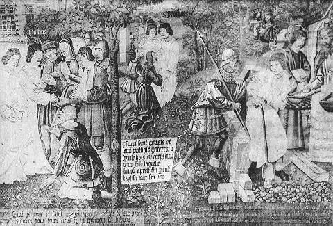 LEGENDE SAINT-GERVAIS, SAINT-PROTAIS - TAPISSERIE XVIE SIECLE_0