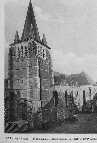 VERVINS (AISNE)- NOTRE-DAME - EGLISE FORTIFIEE DES XIIE ET XVIE SIECLE_0