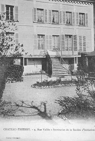 CHATEAU-THIERRY - 9, RUE VALLEE - SECRETARIAT DE LA SOCIETE D'INITIATIVES_0