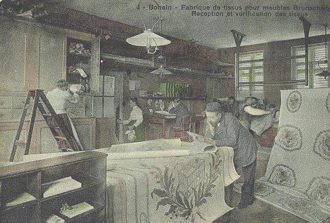 4 BOHAIN - FABRIQUE DE TISSUS POUR MEUBLES BRUNSCHWIG - RECEPTION ET VERIFICATION DES TISSUS_0