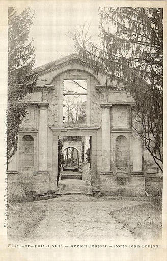 FERE-EN-TARDENOIS - ANCIEN CHATEAU - PORTE JEAN GOUJON_0