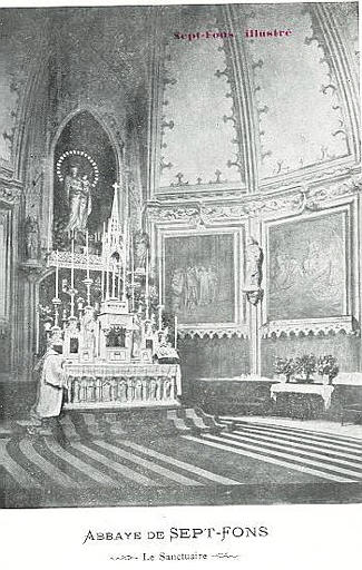 DOMPIERRE-SUR-BESBRE - SEPT-FONS ILLUSTRE - ABBAYE DE SEPT-FONS - LE SANCTUAIRE_0