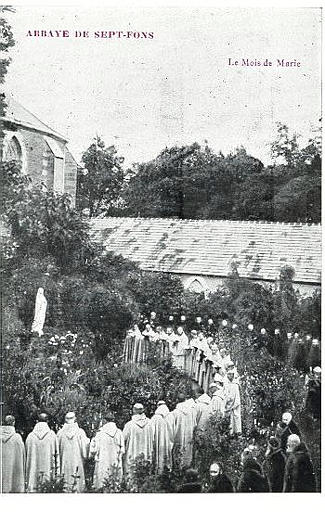 DOMPIERRE-SUR-BESBRE - ABBAYE DE SEPT-FONS. LE MOIS DE MARIE_0
