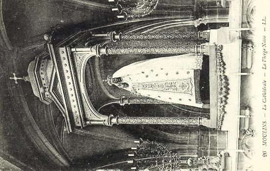 20 MOULINS - LA CATHEDRALE - LA VIERGE NOIRE_0