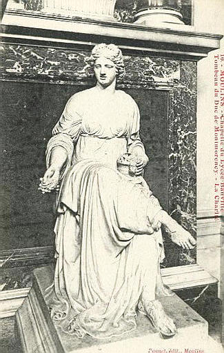 10 MOULINS - CHAPELLE DU LYCEE BANVILLE - TOMBEAU DU DUC DE MONTMORENCY. LA CHARITE_0