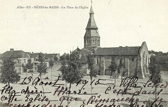 ALLIER - 321 NERIS-LES-BAINS - LA PLACE DE L'EGLISE_0