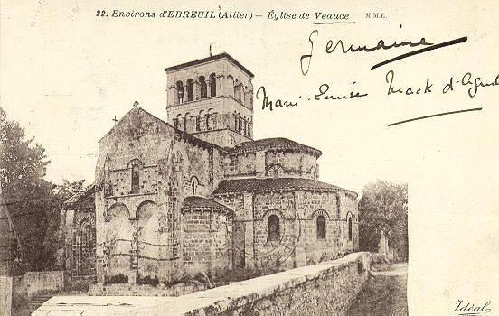 22 ENVIRONS D'EBREUIL (ALLIER) - EGLISE DE VEAUCE_0