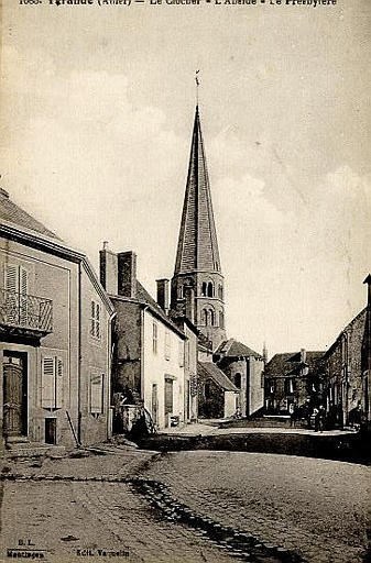 YGRANDE (ALLIER) - LE CLOCHER - L'ABSIDE - LE PRESBYTERE_0