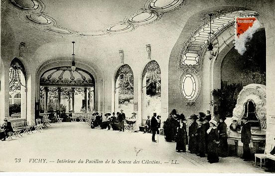 73 VICHY - INTERIEUR DU PAVILLON DE LA SOURCE DES CELESTINS_0