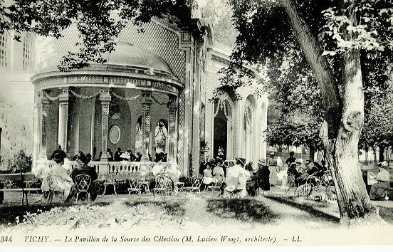 344 VICHY - LE PAVILLON DE LA SOURCE DES CELESTINS (M. LUCIEN WOOG, ARCHITECTE)_0