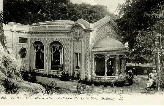 223 VICHY - LE PAVILLON DE LA SOURCE DES CELESTINS (M. LUCIEN WOOG, ARCHITECTE)_0