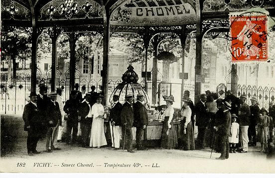 182 VICHY - SOURCE CHOMEL - TEMPERATURE 43°_0