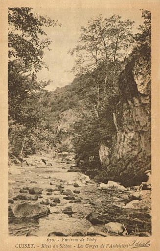 670. - Environs de Vichy / CUSSET. - Rives du Sichon - Les Gorges de L'Ardoisière_0
