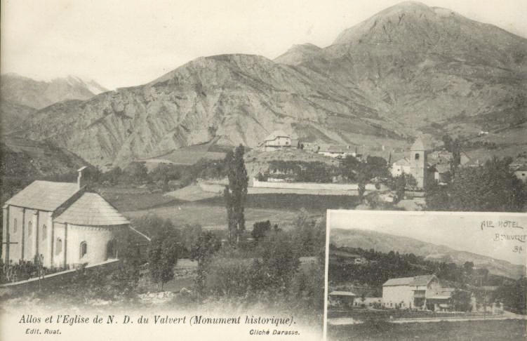 ALLOS ET L'EGLISE DE N.-D. DU VALVERT (MONUMENT HISTORIQUE)_0