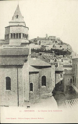 20 - SISTERON - LE CLOCHER DE LA CATHEDRALE_0