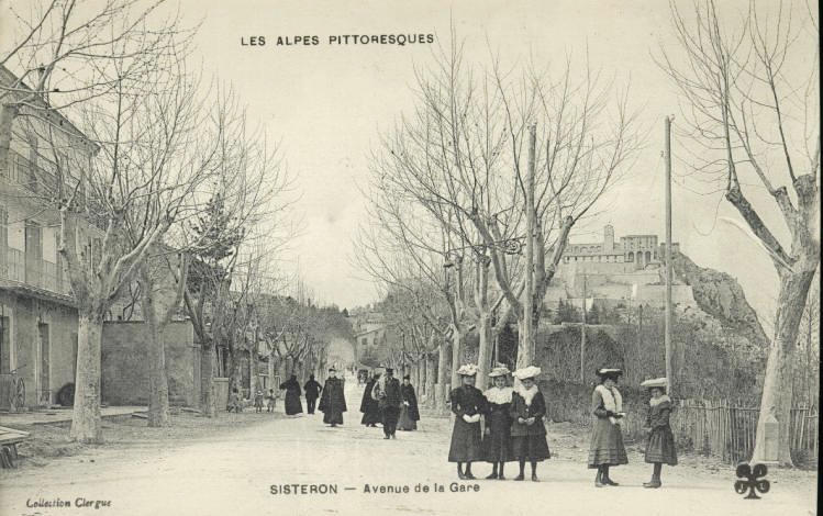 LES ALPES PITTORESQUES - SISTERON - AVENUE DE LA GARE_0