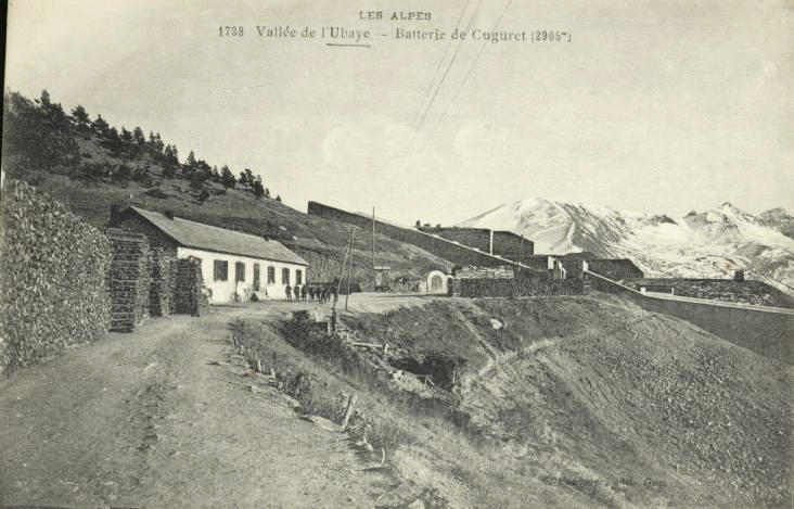 LES ALPES / 1738 Vallée de l'Ubaye. - Batterie de Cuguret (2905 m)_0
