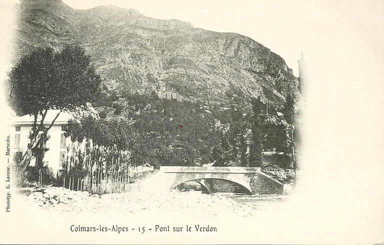 COLMARS-LES-ALPES - 15 - PONT SUR LE VERDON_0
