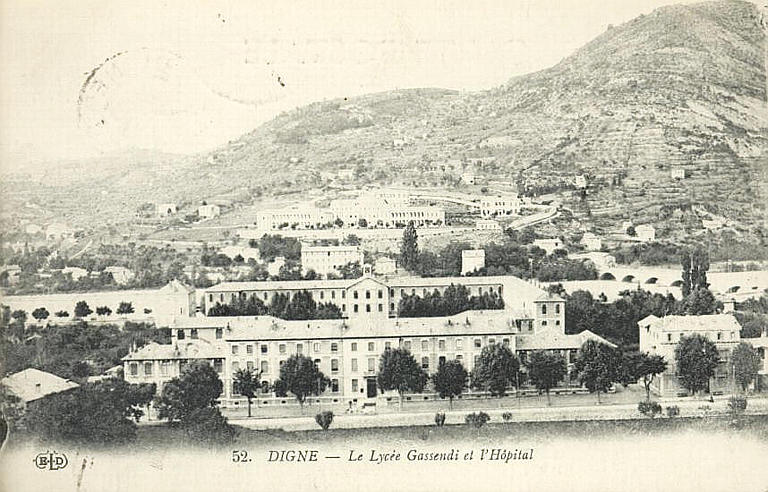 52. DIGNE - LE LYCEE GASSENDI ET L'HÔPITAL_0