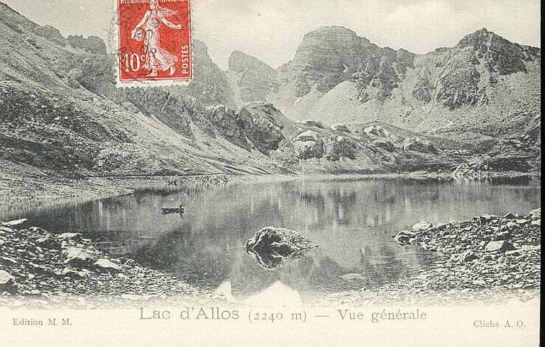 LAC D'ALLOS (2240 M.) - VUE GENERALE_0