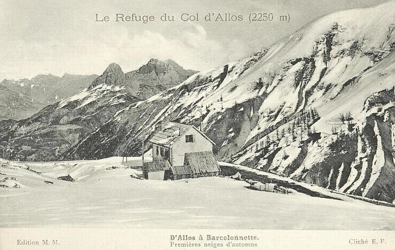 LE REFUGE DU COL D'ALLOS (2250 M) - D'ALLOS A BARCELONNETTE. PREMIERES NEIGES D'AUTOMNE_0