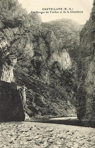 CASTELLANE (B.-A.) - LES GORGES DU VERDON ET DE LA CHAUDANNE_0