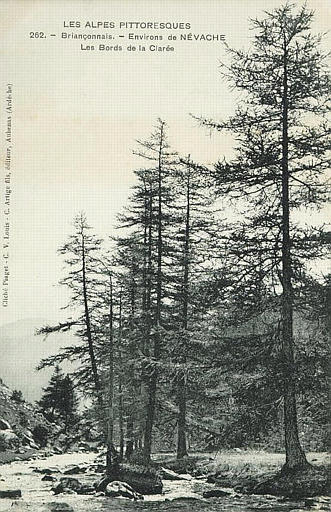 LES ALPES PITTORESQUES 262 - BRIANÇONNAIS - ENVIRONS DE NEVACHE - LES BORDS DE LA CLAREE_0
